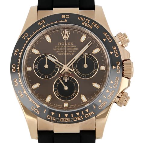 rolex daytona chocolate dial|Rolex cosmograph daytona watch 116515ln.